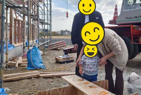 【地鎮祭・上棟】11/28(金)　徳島市H様邸の上棟を行いました