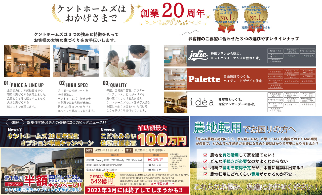 徳島南店】1/8～10、1/15～16、1/22～23 初家！大住宅祭開催！ | KENT HOMES