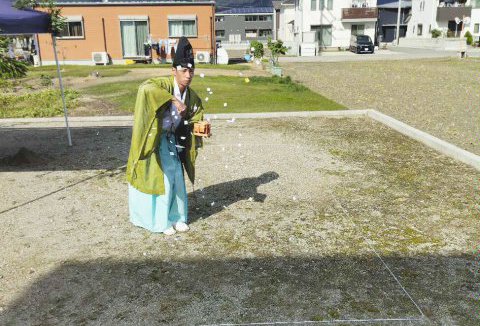 【地鎮祭・上棟】10/26（水）板野郡H様邸の地鎮祭を執り行いました