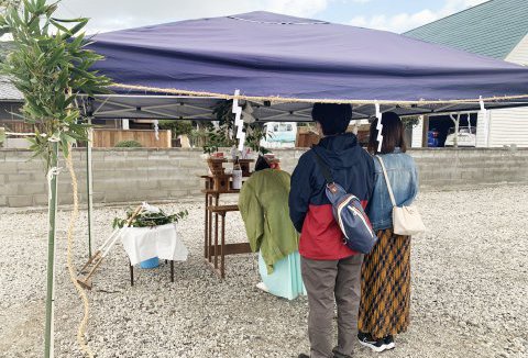 【地鎮祭・上棟】10/29（土）鳴門市M様邸の地鎮祭を執り行いました