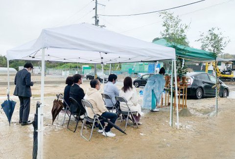 【地鎮祭・上棟】11/13（日）徳島市S様邸の地鎮祭を執り行いました