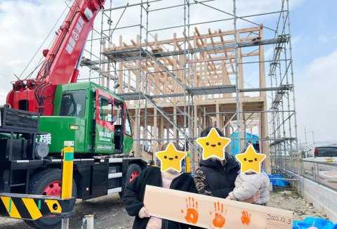 【地鎮祭・上棟】12/14（水）北島町K様邸が上棟しました