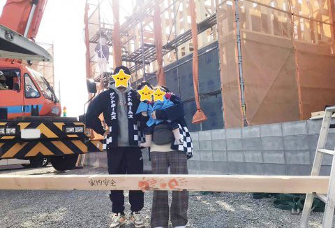 【地鎮祭・上棟】1/5（木）大原町S様邸が上棟しました