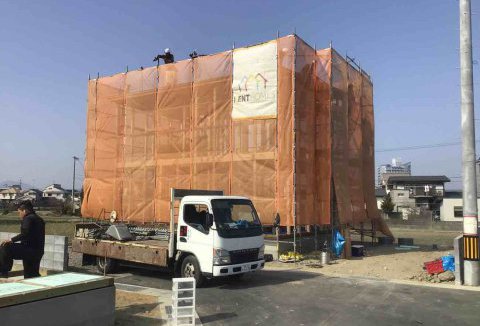 【地鎮祭・上棟】3/10（金）川内町Y様邸の上棟を行いました