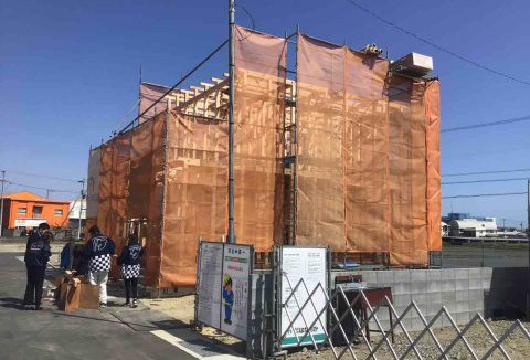 【地鎮祭・上棟】3/16（木）川内町S様邸の上棟式を行いました