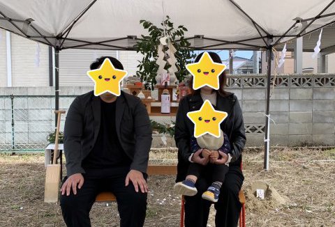 【地鎮祭・上棟】3/22（水）徳島市K様邸の地鎮祭を執り行いました