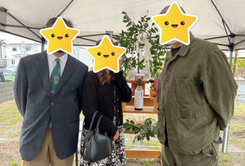 【地鎮祭・上棟】3/26（木）鳴門市I様邸の地鎮祭を執り行いました