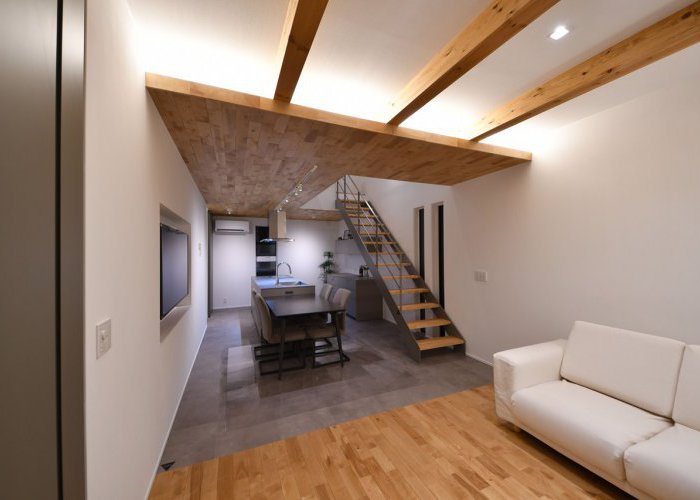 心地よい開放感のリビング