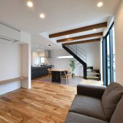 自然素材を採用した空間