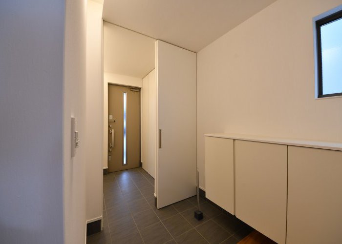 収納量が多いエントランス