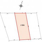 区画図　2号地：112.08㎡　33.90坪