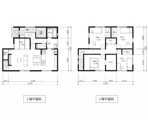 4LDK35坪(8×8+One2)