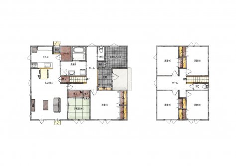 厳選間取りプラン 近藤工務店 中標津 釧路で高性能な新築注文住宅を取り扱う工務店
