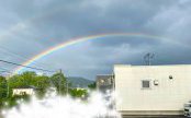 雨上がりの空に！