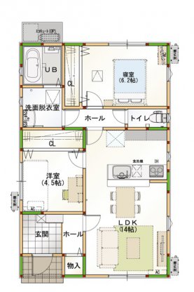 イエテラス　平屋18坪S-2