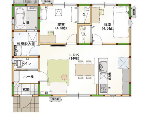 イエテラス　平屋21坪N-1