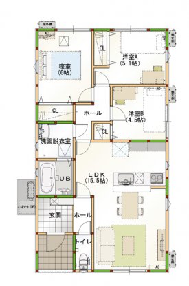 イエテラス　平屋21坪S-2