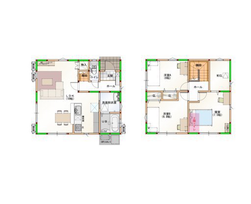 イエテラスC　北入り28坪