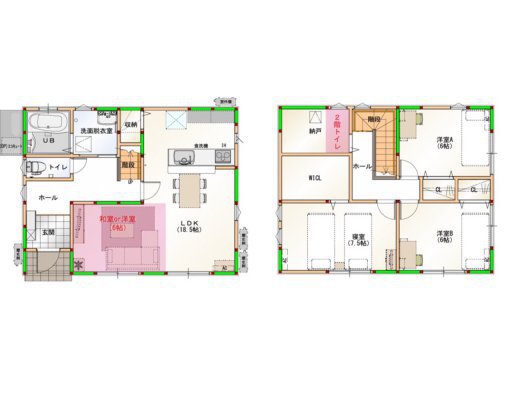 イエテラスB　南入り32坪