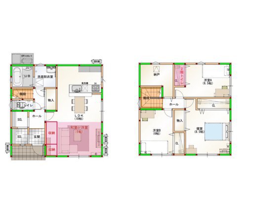 イエテラスD　南入り32坪
