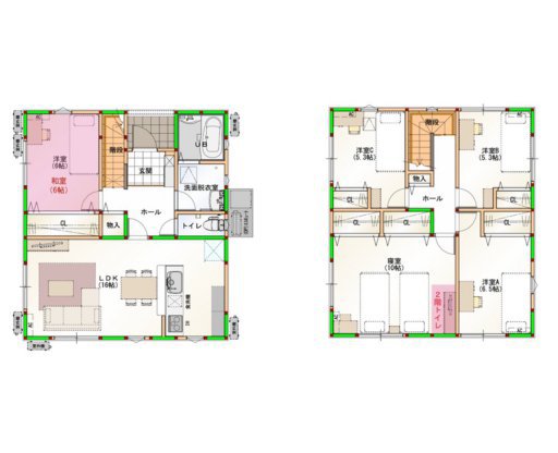 イエテラスE　北入り35坪