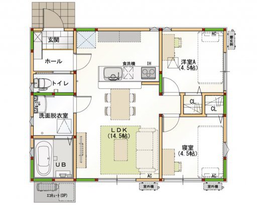 イエテラス　平屋15坪N-1