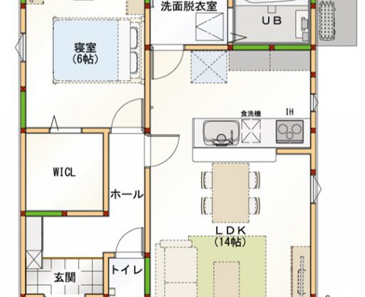 イエテラス　平屋15坪S-2