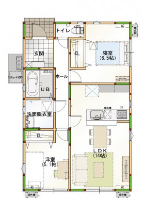 イエテラス　平屋18坪N-2