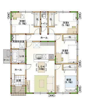 イエテラス　平屋24坪S-2