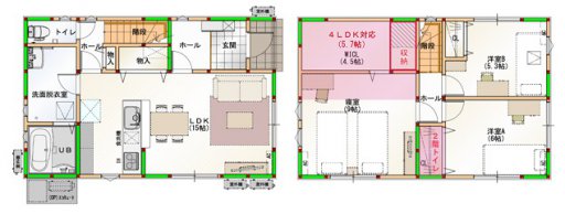イエテラスE　東入り28坪
