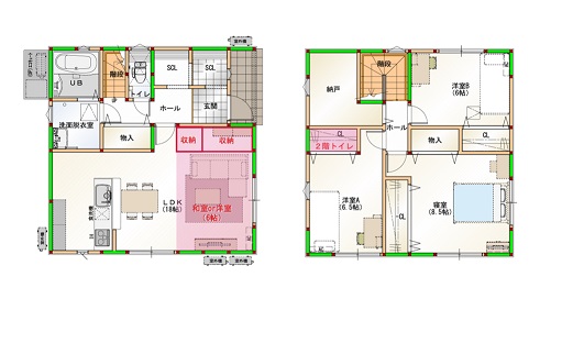 イエテラスD　東入り32坪