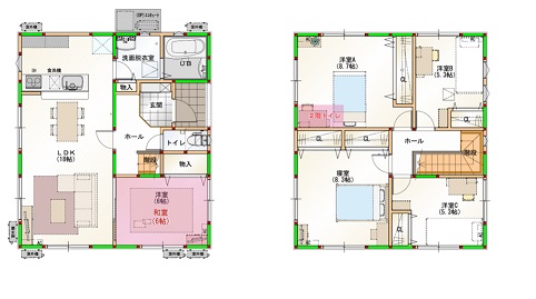 イエテラスD　東入り35坪
