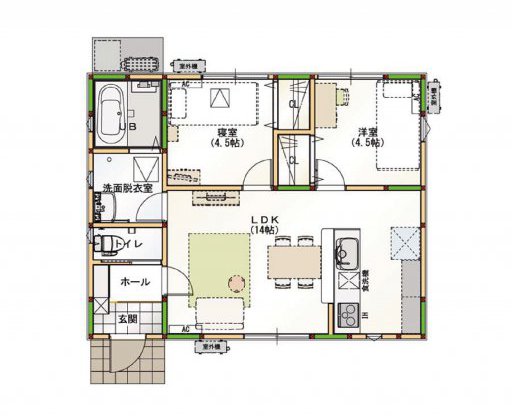イエテラス 平屋15坪S-1