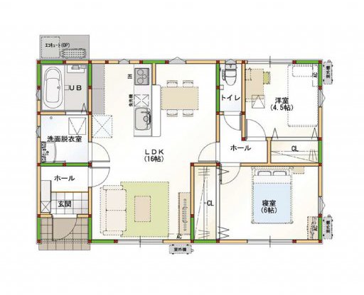 イエテラス 平屋18坪S-1