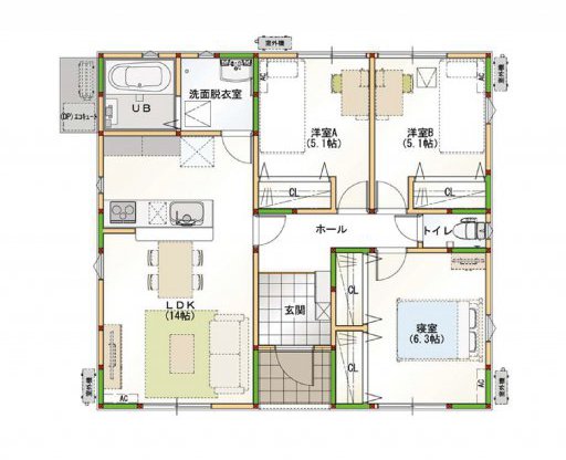 イエテラス 平屋21坪S-1