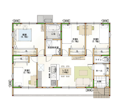 イエテラス 平屋24坪S-1