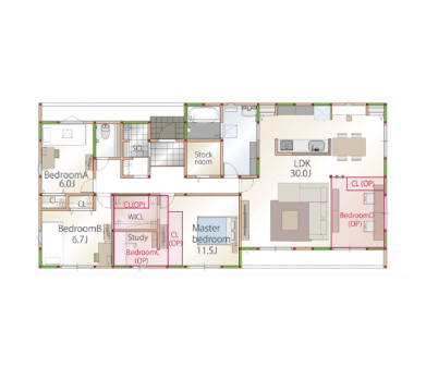 かせごう 平屋38坪N-01