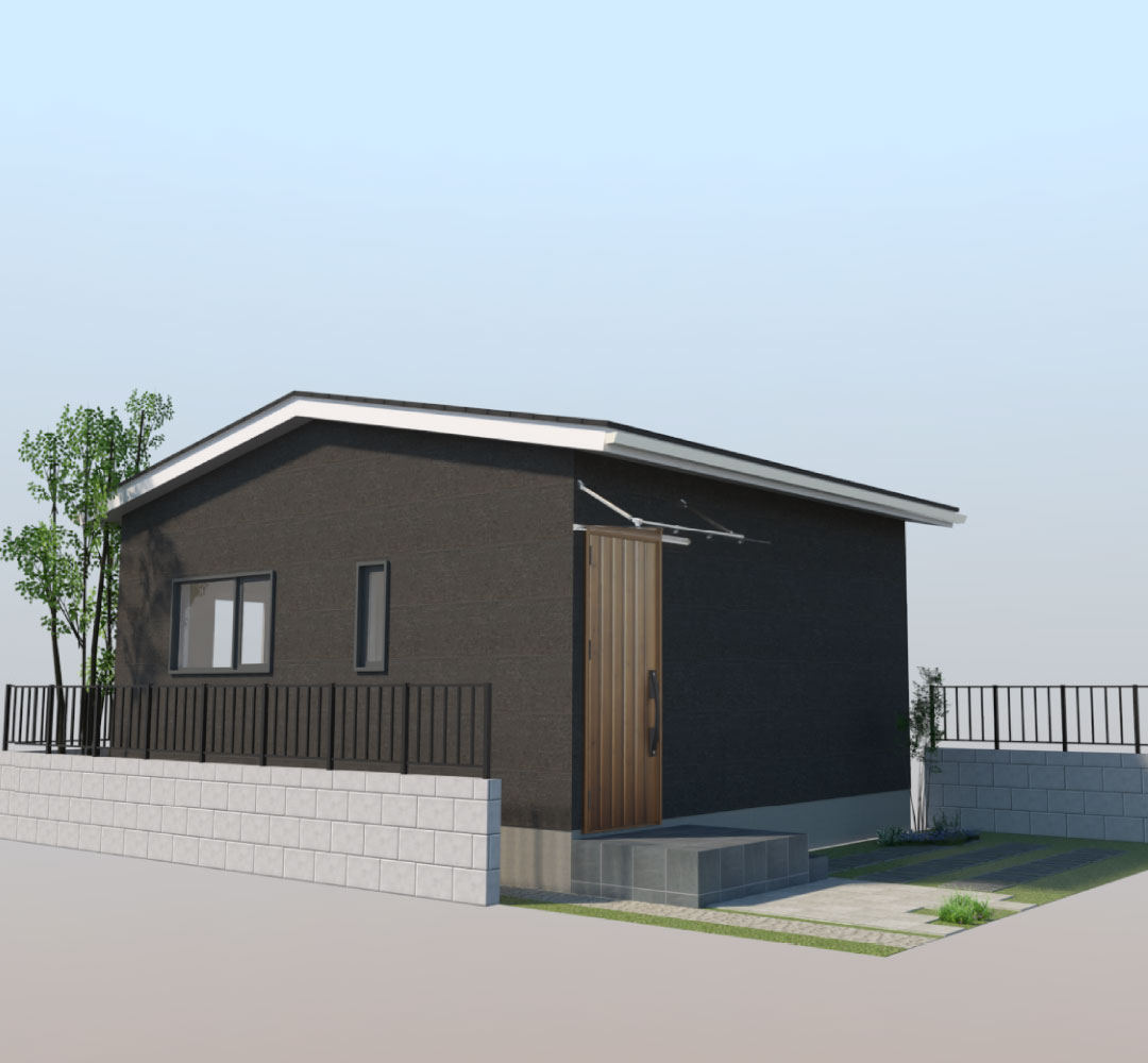 暮らしやすさを重視したコンパクト平屋