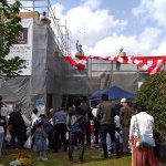 餅投げ！ワッショーーーーーイ！！