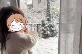 年に一度あるかどうかの雪と、家の中で生まれた家族の思い出(^^♪