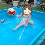 「実家でプール。子どもの成長を感じた夏の日」