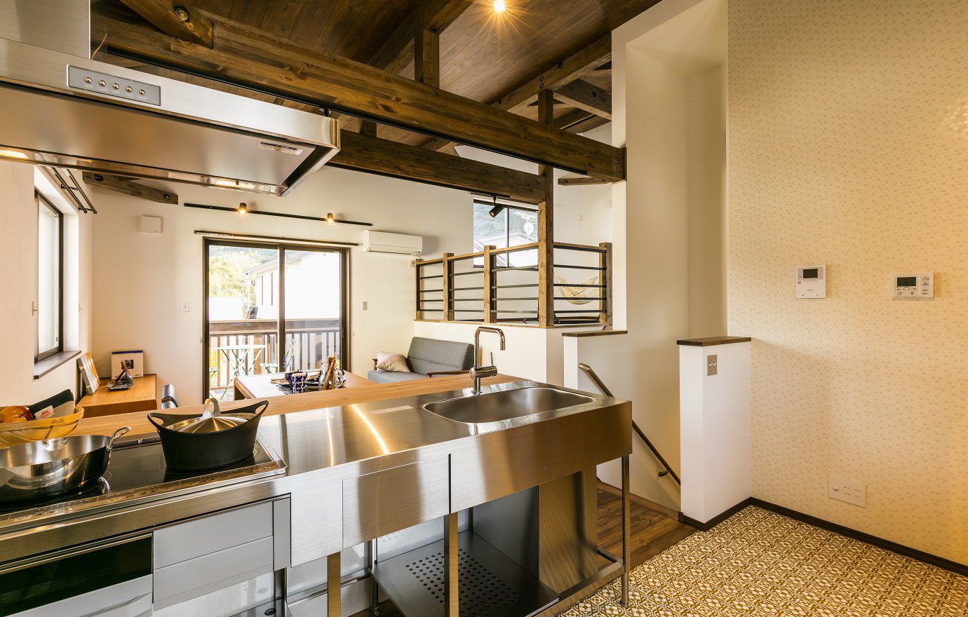 キッチンでがらりと変わるお家の雰囲気