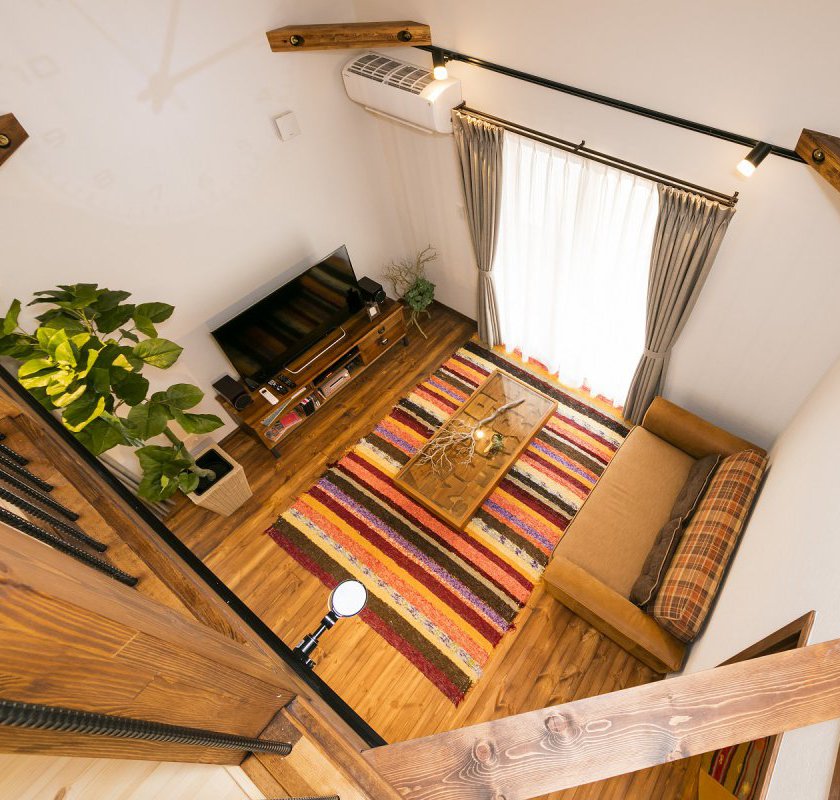 リビングと繋がる家族の空間