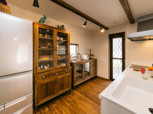 リビングと繋がる家族の空間