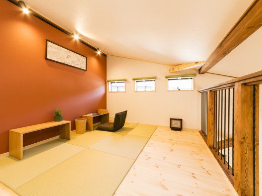 リビングと繋がる家族の空間