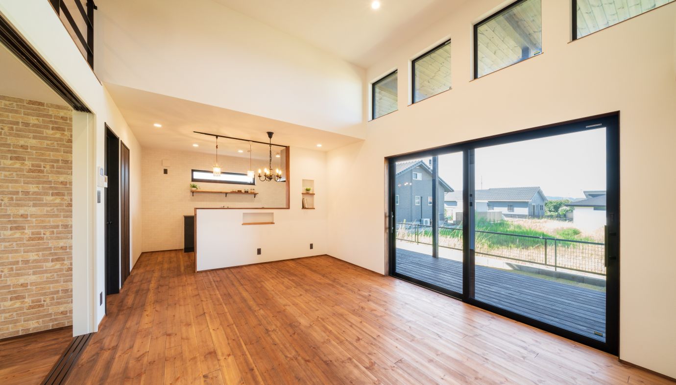 開放感抜群のリビングと３つの居室