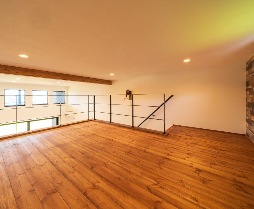 平屋の常識を覆す！？<br />
ロフト付きハウス