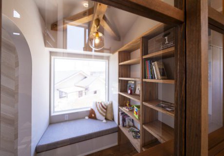 スカイバルコニーから桜島が望める　EarthParkモデルハウス　in吉野