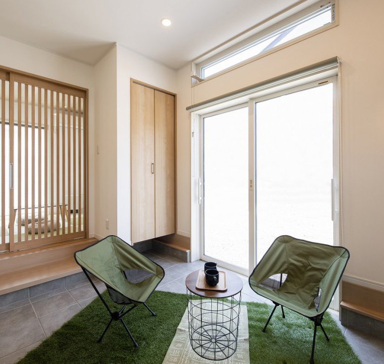 日当たりの気持ち良い土間スペース