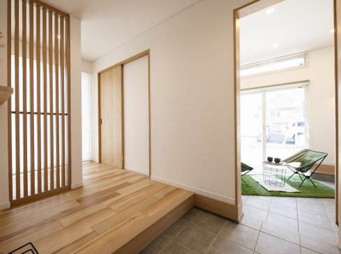 日当たりの気持ち良い土間スペース